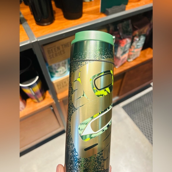 Starbucks Artist Alison Bremmer Abstract Tumbler Stainless Steel Hot Cup New - Picture 11 of 15